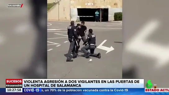 Dos jóvenes amenazan y agreden a dos responsables de seguridad del Hospital de Salamanca Dos jóvenes amenazan y agreden a dos responsables de seguridad del Hospital de Salamanca