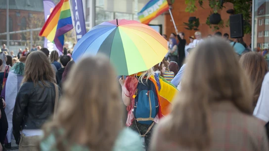 Imagen de una manifestación por los derechos de las personas Lgtbi Imagen de una manifestación por los derechos de las personas Lgtbi