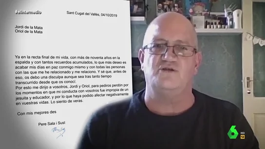 Una víctima de pederastia tras recibir una carta del sacerdote abusador: "Es como si me hubieran abusado de nuevo" Una víctima de pederastia tras recibir una carta del sacerdote abusador: "Es como si me hubieran abusado de nuevo"