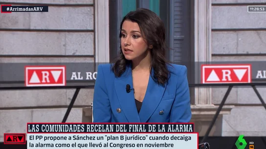La líder de Ciudadanos, Inés Arrimadas, en Al Rojo Vivo Inés Arrimadas ARV
