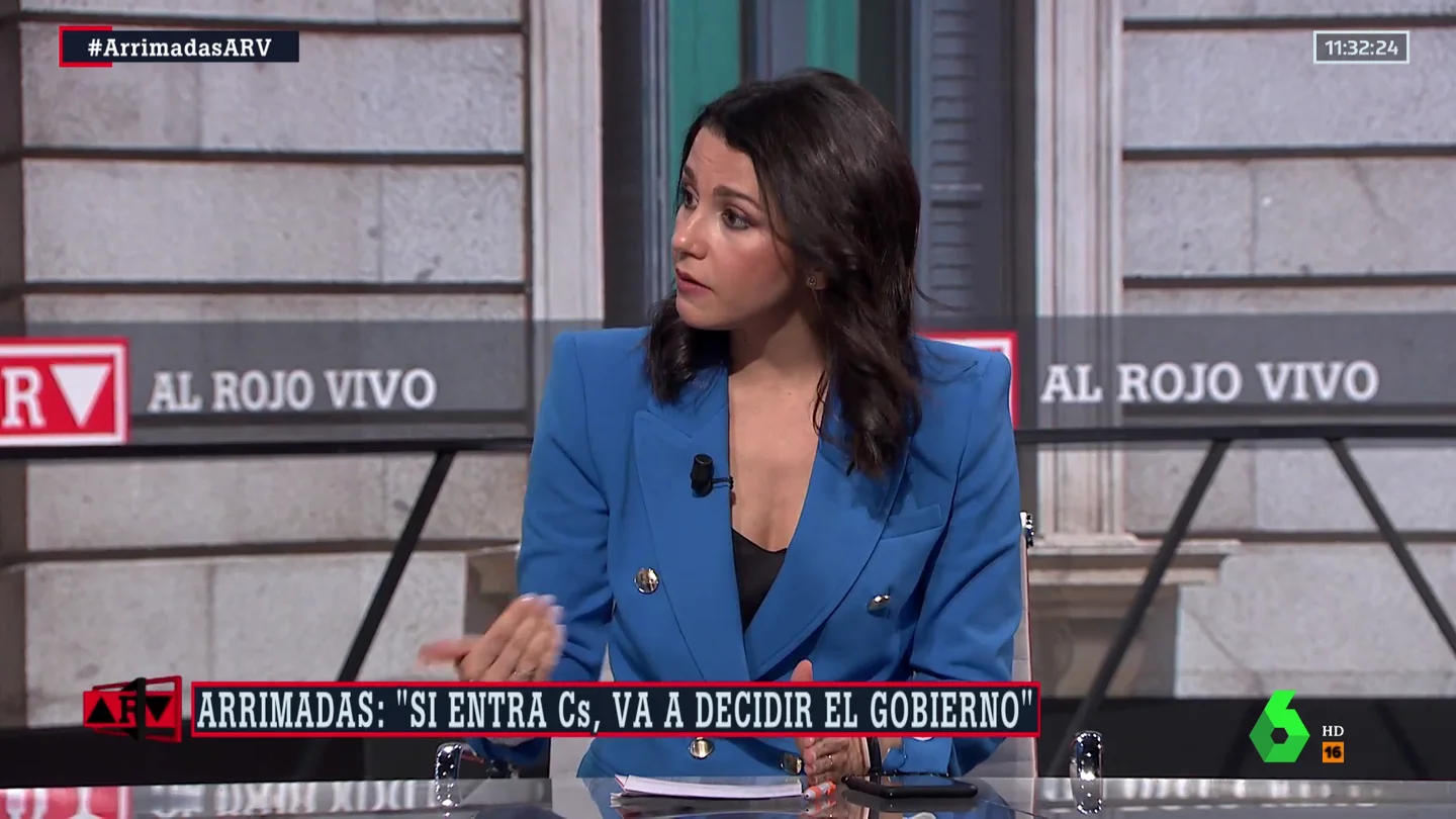 Inés Arrimadas en Al Rojo Vivo Inés Arrimadas en Al Rojo Vivo