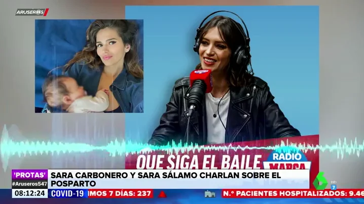 La conversación de Sara Carbonero y Sara Sálamo sobre la maternidad: "El 90% de las mujeres se identifica contigo"