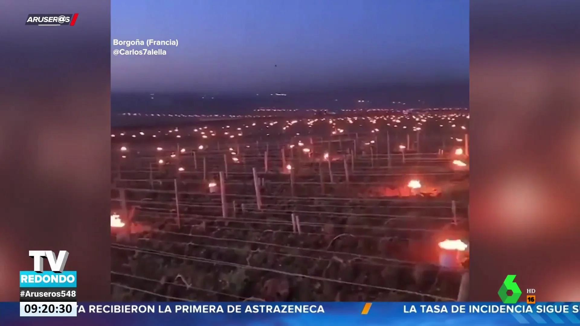 Este es el motivo por el que los agricultores franceses están quemando sus viñedos