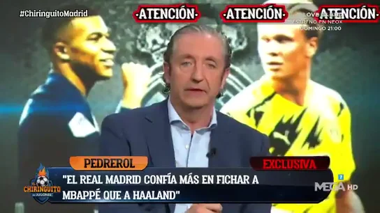 Pedrerol:"Doy por hecho que Mbappé jugará en el Madrid la temporad que viene Pedrerol:"Doy por hecho que Mbappé jugará en el Madrid la temporad que viene