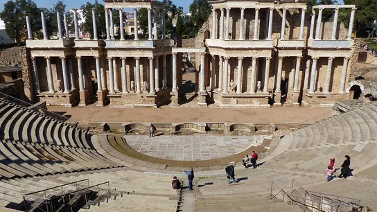 Teatro romano de Mérida Teatro romano de Mérida