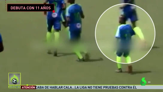 Un niño de 11 años debuta en el fútbol profesional de Liberia Un niño de 11 años debuta en el fútbol profesional de Liberia