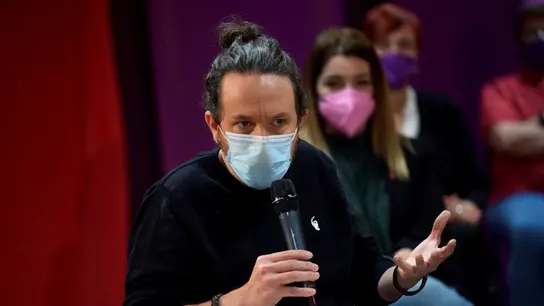 Pablo Iglesias durante un acto sobre la sanidad Pablo Iglesias durante un acto sobre la sanidad