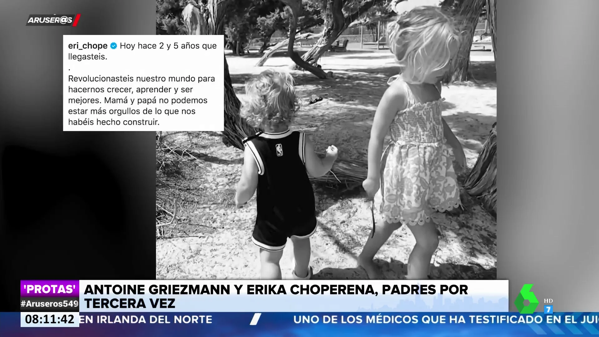 La sorprendente coincidencia en el nacimiento de los tres hijos de Antoine Griezmann