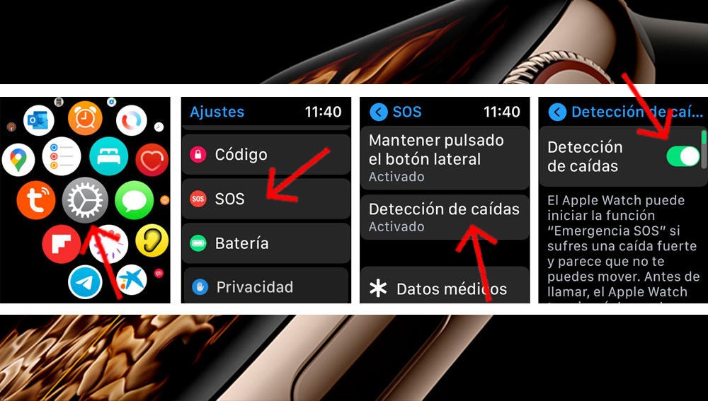 Activar deteccion de caidas apple watch new arrivals