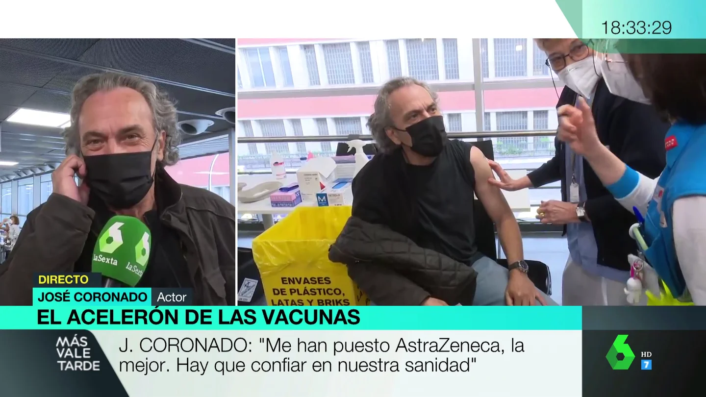 José Coronado se vacuna contra el coronavirus José Coronado se vacuna contra el coronavirus