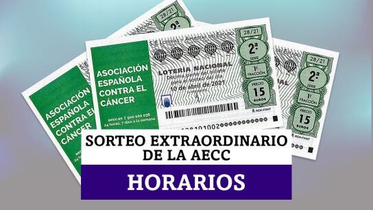 Sorteo Extraordinario Loter&iacute;a Nacional de la AECC del 10 de abril: horarios y d&oacute;nde ver