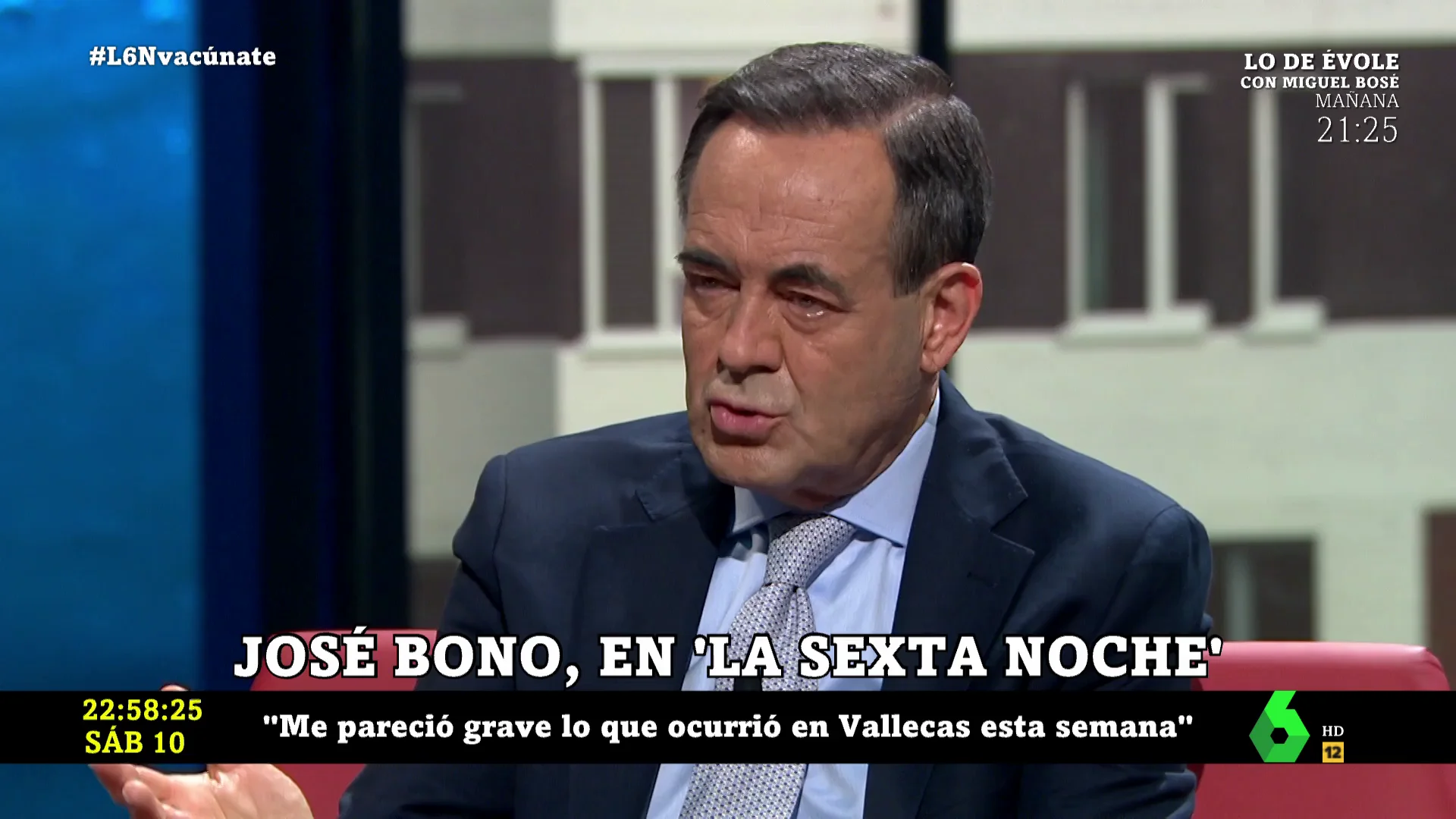 José Bono en laSexta Noche