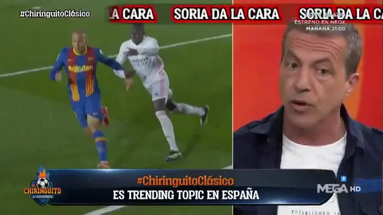 Cristóbal Soria se rinde ante el Real Madrid en 'El Chiringuito': "Compiten como nadie" Cristóbal Soria se rinde ante el Real Madrid en 'El Chiringuito': "Compiten como nadie"