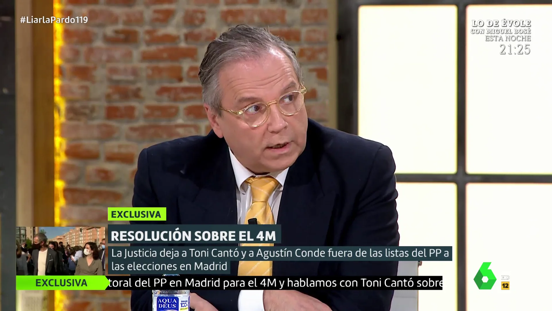 La advertencia de Antonio Miguel Carmona: "Probablemente hay una tercera persona en la lista del PP en situación irregular"