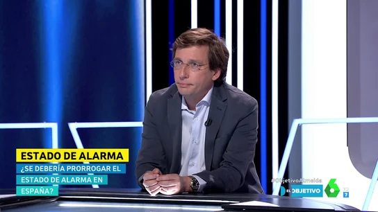 Almeida, sobre el fin del estado de alarma: "No puede ser que el 10 de mayo las CCAA estén indefensas combatiendo la pandemia" Almeida, sobre el fin del estado de alarma: "No puede ser que el 10 de mayo las CCAA estén indefensas combatiendo la pandemia"