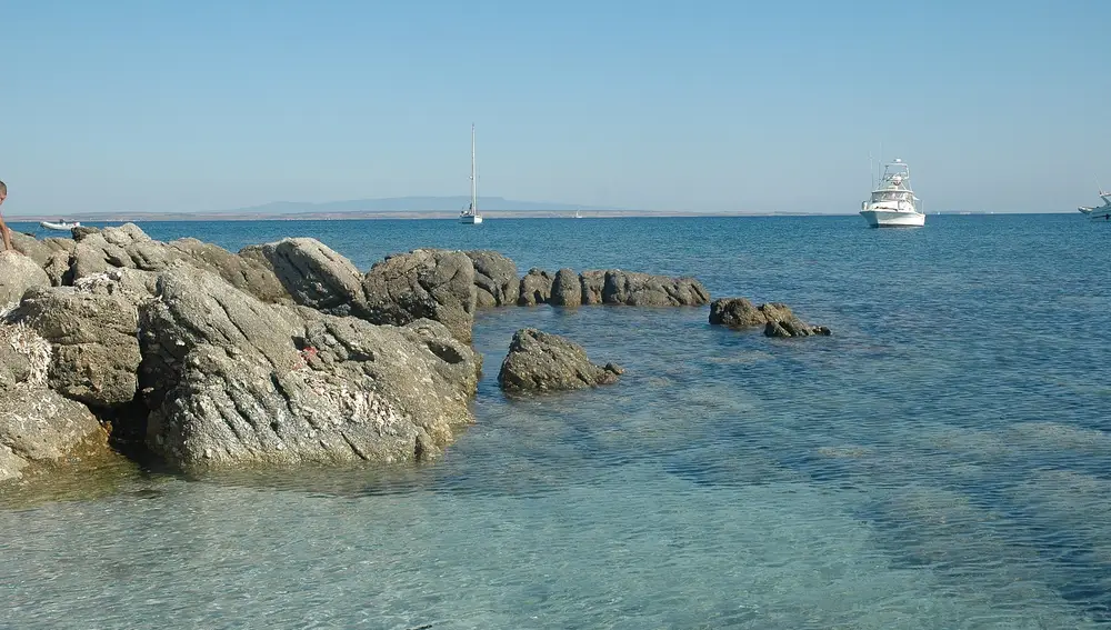 Isla del Mal Viento. Mar de Cerdeña. Italia