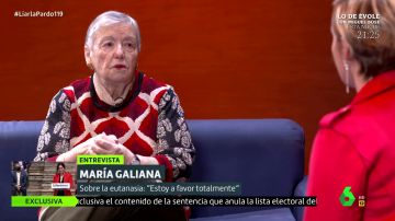 El alegato de María Galiana en defensa de la eutanasia: "Estoy a favor totalmente"