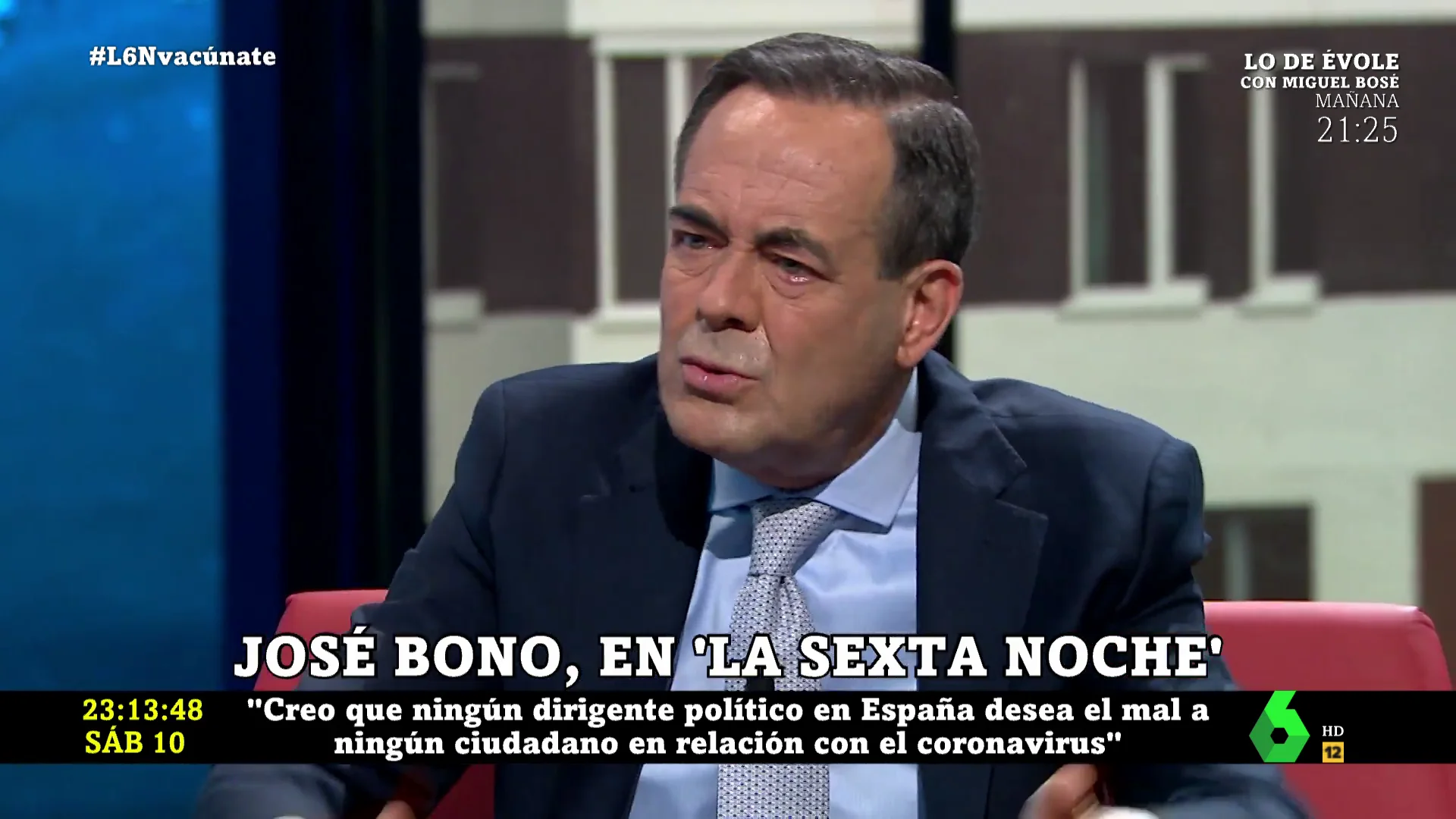 José Bono en laSexta Noche