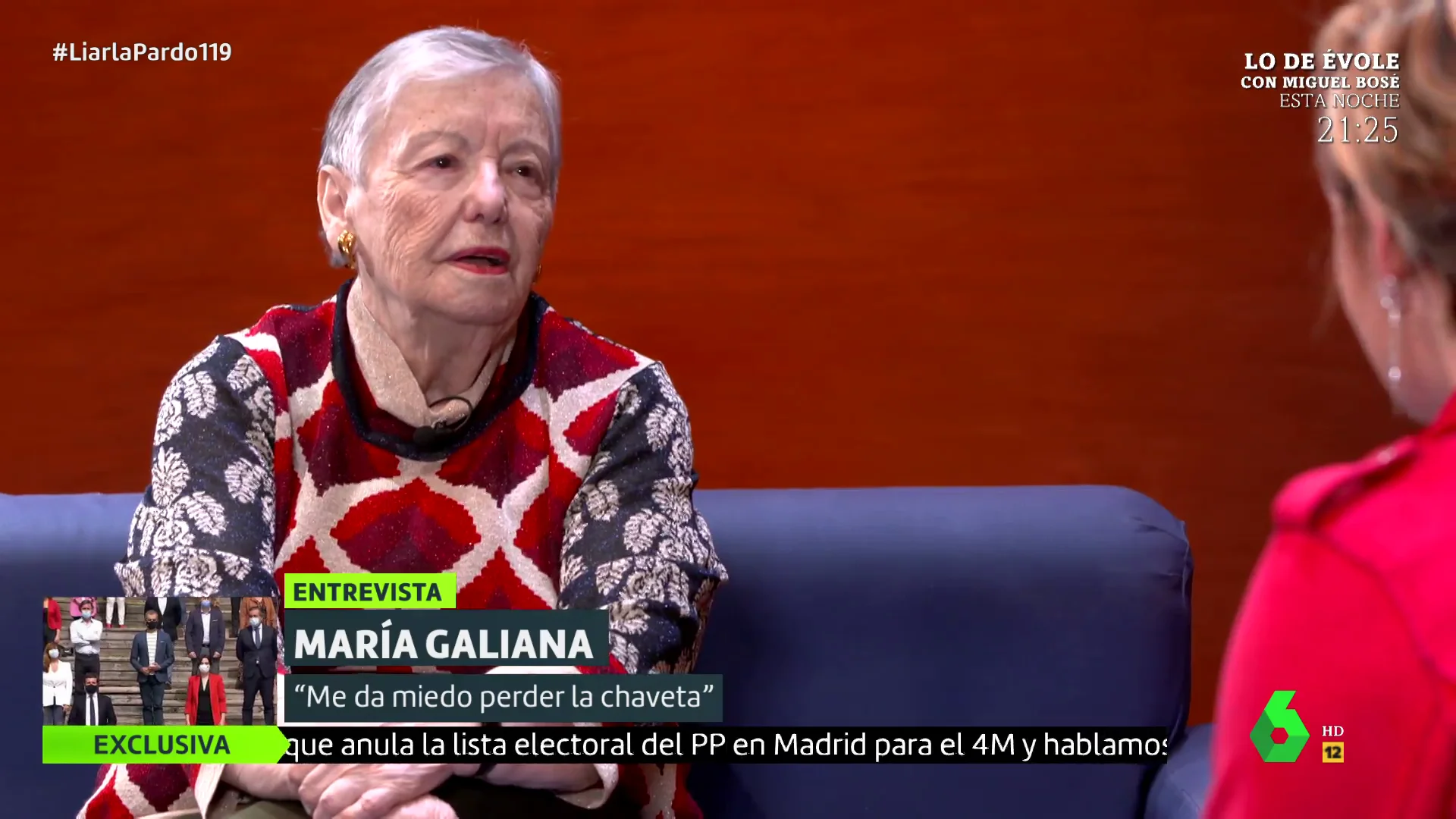 María Galiana en Liarla Pardo