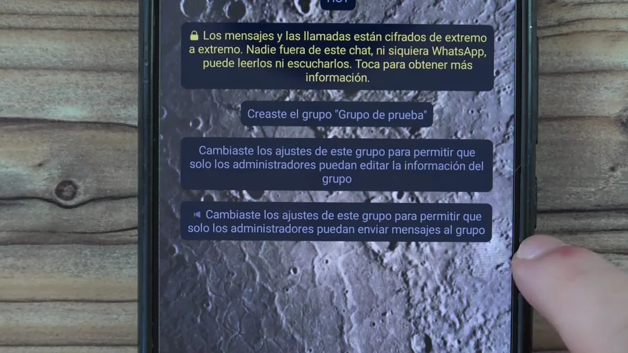 Cómo crear un grupo de WhatsApp en el que sólo pueden escribir los administradores