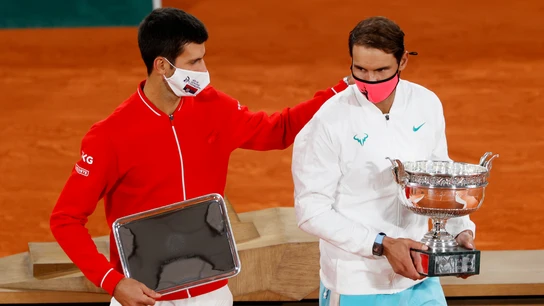 Rafa Nadal y Novak Djokovic Rafa Nadal y Novak Djokovic