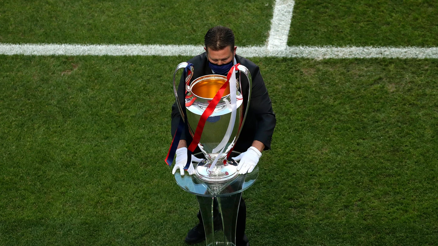 El trofeo de la Champions El trofeo de la Champions