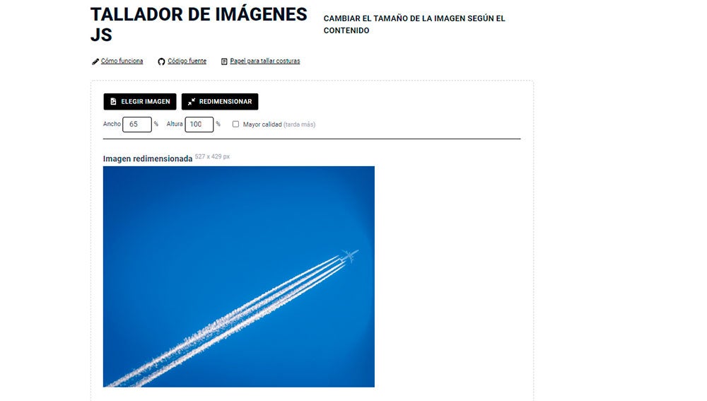 Imagen redimensionada