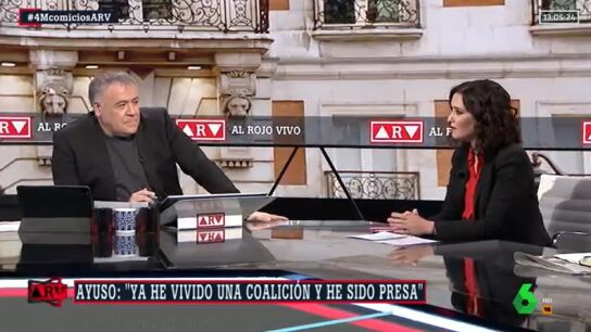 Isabel D&iacute;az Ayuso, en Al Rojo Vivo