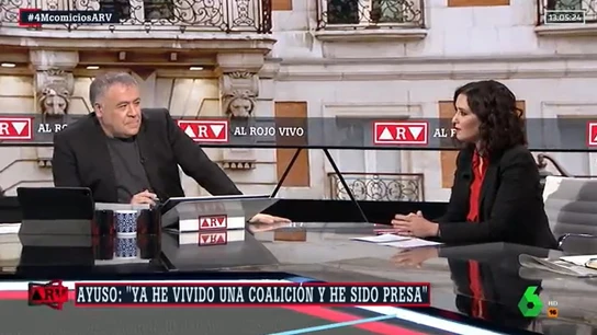 Isabel Díaz Ayuso, en Al Rojo Vivo Isabel Díaz Ayuso, en Al Rojo Vivo