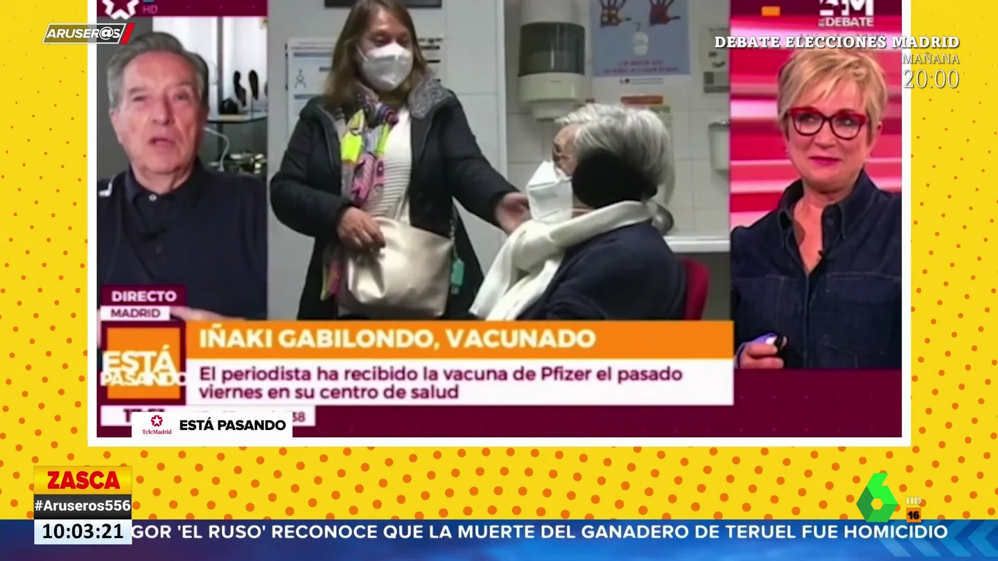 Iñaki Gabilondo desmonta las teorías conspiranoicas sobre vacunas en menos de un minuto Iñaki Gabilondo desmonta las teorías conspiranoicas sobre vacunas en menos de un minuto