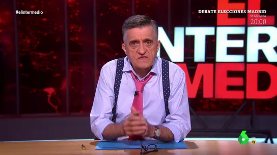 La indignación de Wyoming con Isabel Díaz Ayuso: "¿Qué coño son las fábricas de pobreza?" La indignación de Wyoming con Isabel Díaz Ayuso: "¿Qué coño son las fábricas de pobreza?"