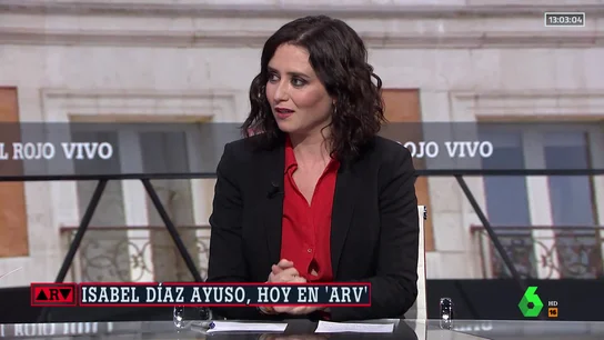 Entrevista a Isabel Díaz Ayuso en ARV Entrevista a Isabel Díaz Ayuso en ARV