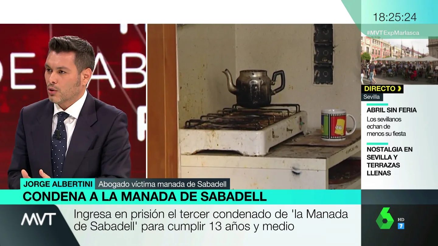 El abogado de la víctima de Sabadell: "No fue víctima de una manada, los animales no violan" El abogado de la víctima de Sabadell: "No fue víctima de una manada, los animales no violan"