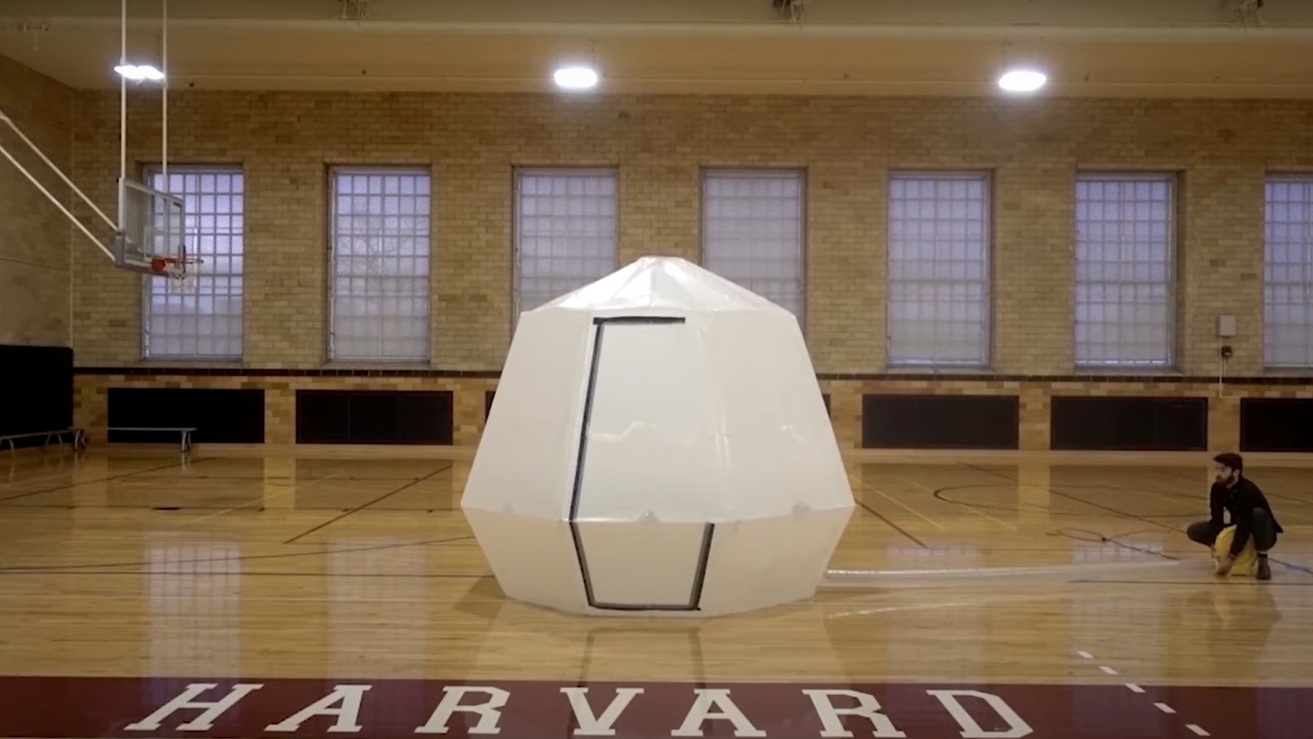origami estructura refugio