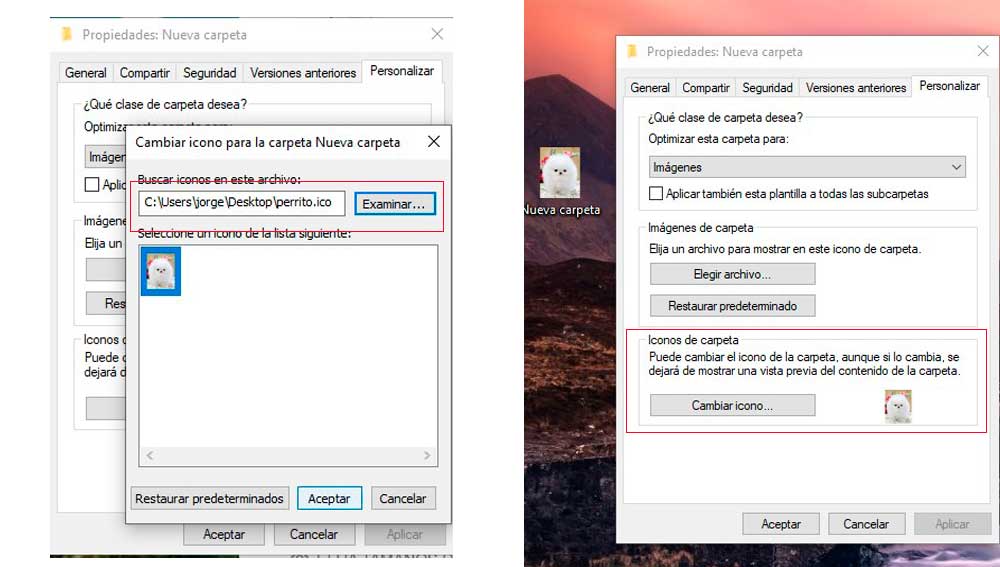 Así de fácil es cambiar el icono a una carpeta