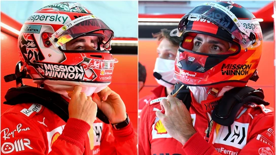 Charles Leclerc y Carlos Sainz Charles Leclerc y Carlos Sainz