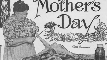 Cartel de 1922 para conmemorar el Día de la Madre en Estados Unidos