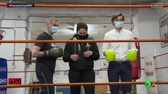 Toni Cantó y Pablo Montesinos se suben al ring para hacer campaña por el PP en Madrid Toni Cantó y Pablo Montesinos se suben al ring para hacer campaña por el PP en Madrid