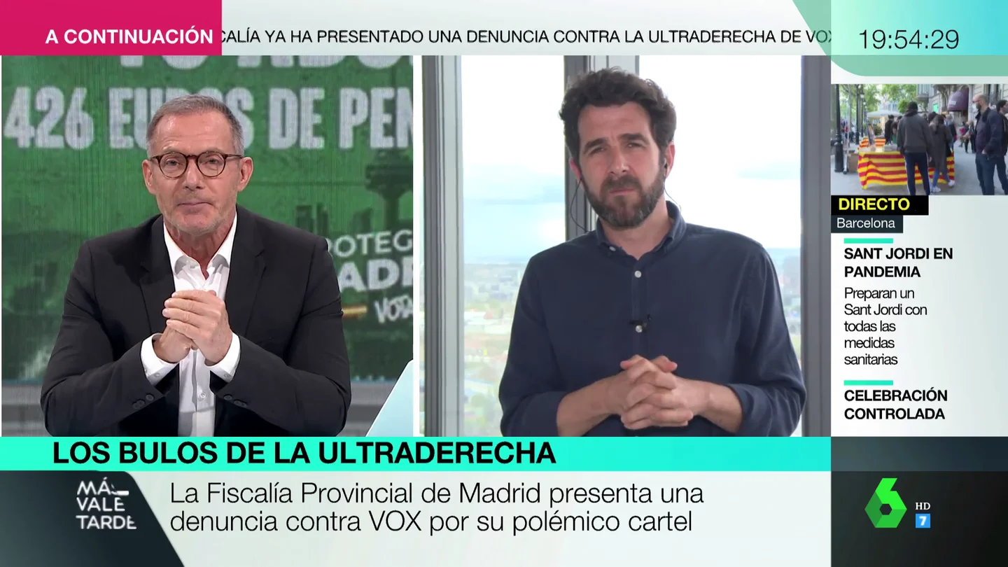 Así desmonta Gonzo el discurso de odio de Vox contra los menas: "Tergiversan la realidad" Así desmonta Gonzo el discurso de odio de Vox contra los menas: "Tergiversan la realidad"