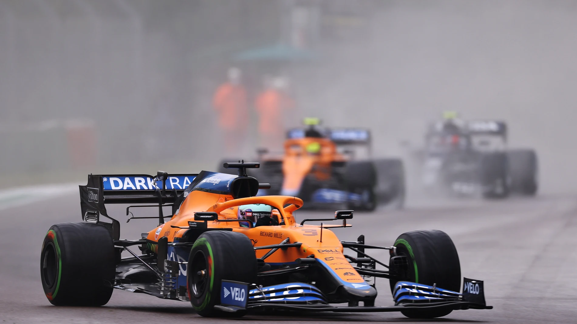 El McLaren de Ricciardo