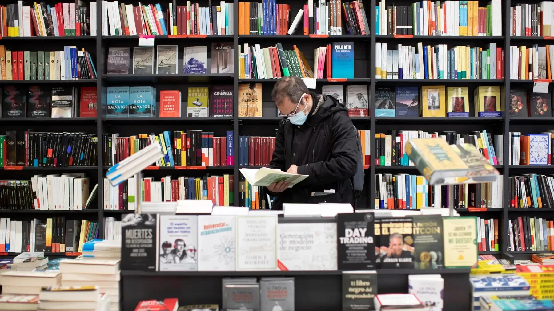 Librería en el centro de Barcelona