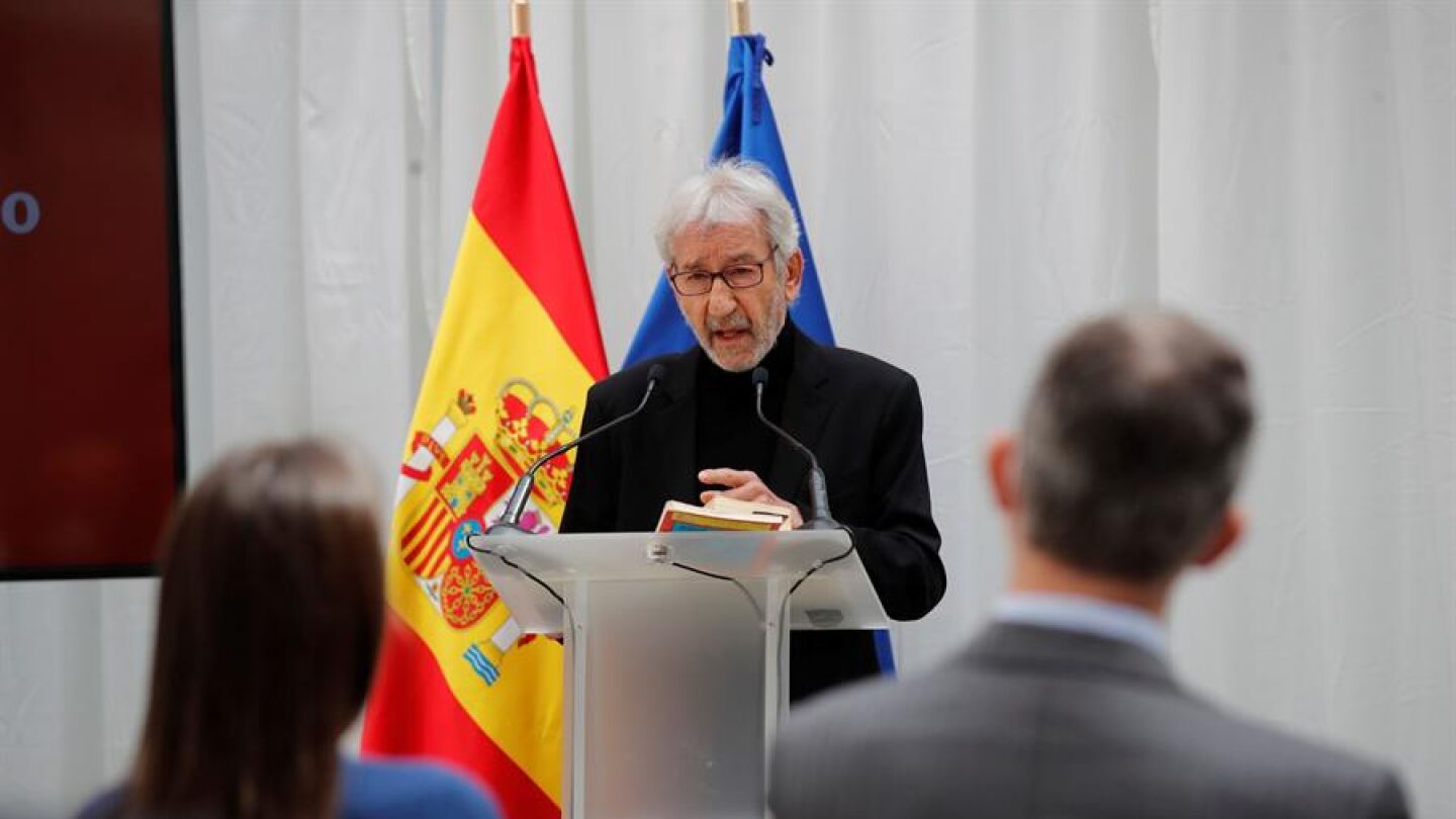 Jos&eacute; Sacrist&aacute;n en la celebraci&oacute;n del D&iacute;a Internacional del Libro