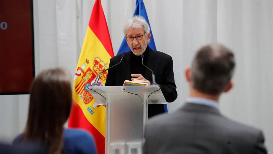 José Sacristán en la celebración del Día Internacional del Libro