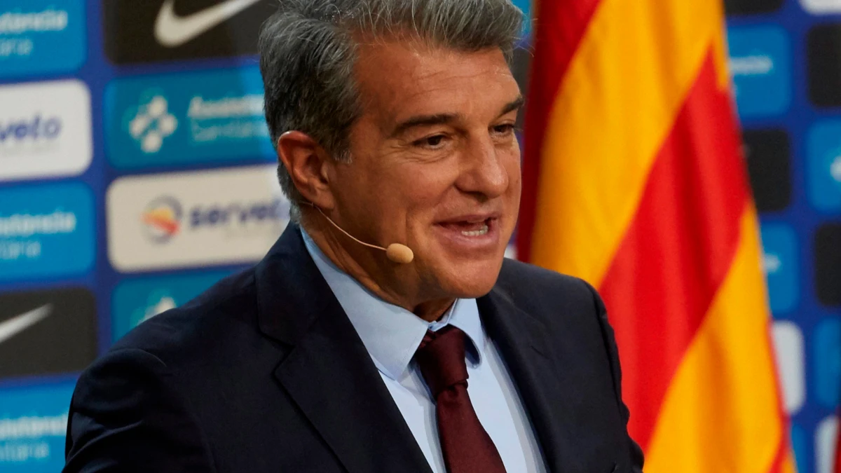 Joan Laporta, presidente del Barça