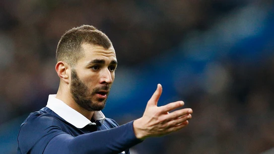 Karim Benzema con la selección francesa Karim Benzema con la selección francesa