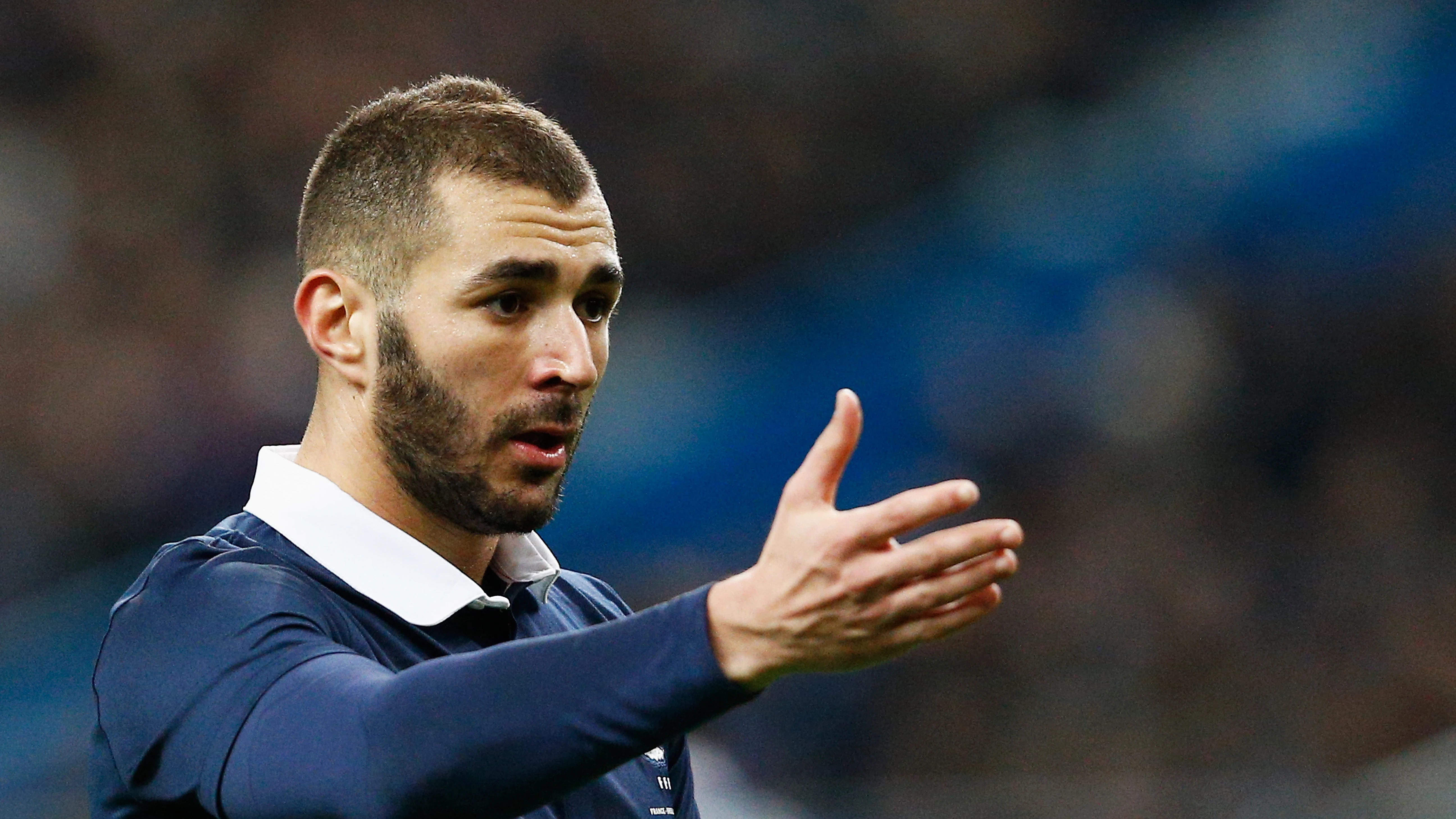 Karim Benzema con la selección francesa Karim Benzema con la selección francesa
