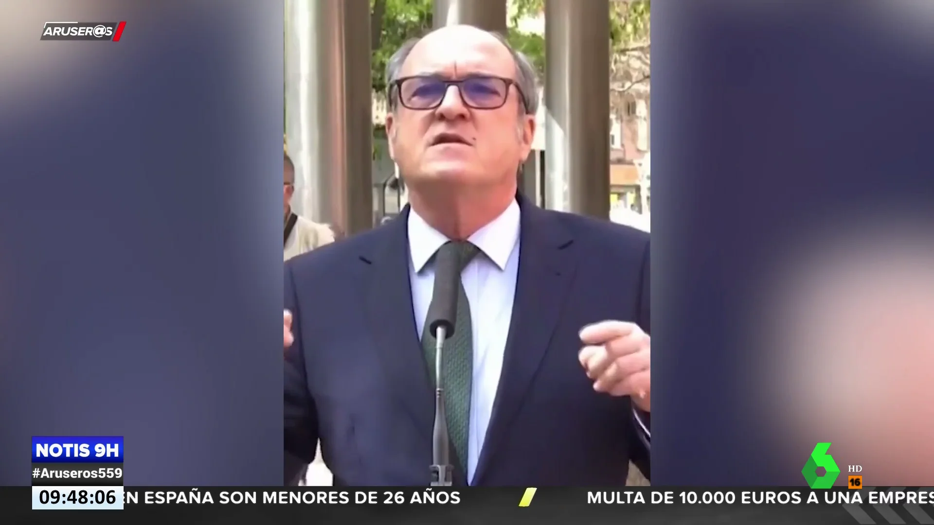 El discurso más viral de Gabilondo: "Queremos progresismo, posición progresista, centrados pero no de centro"