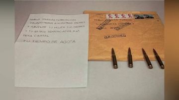 La carta amenazante con balas dirigida a Pablo Iglesias