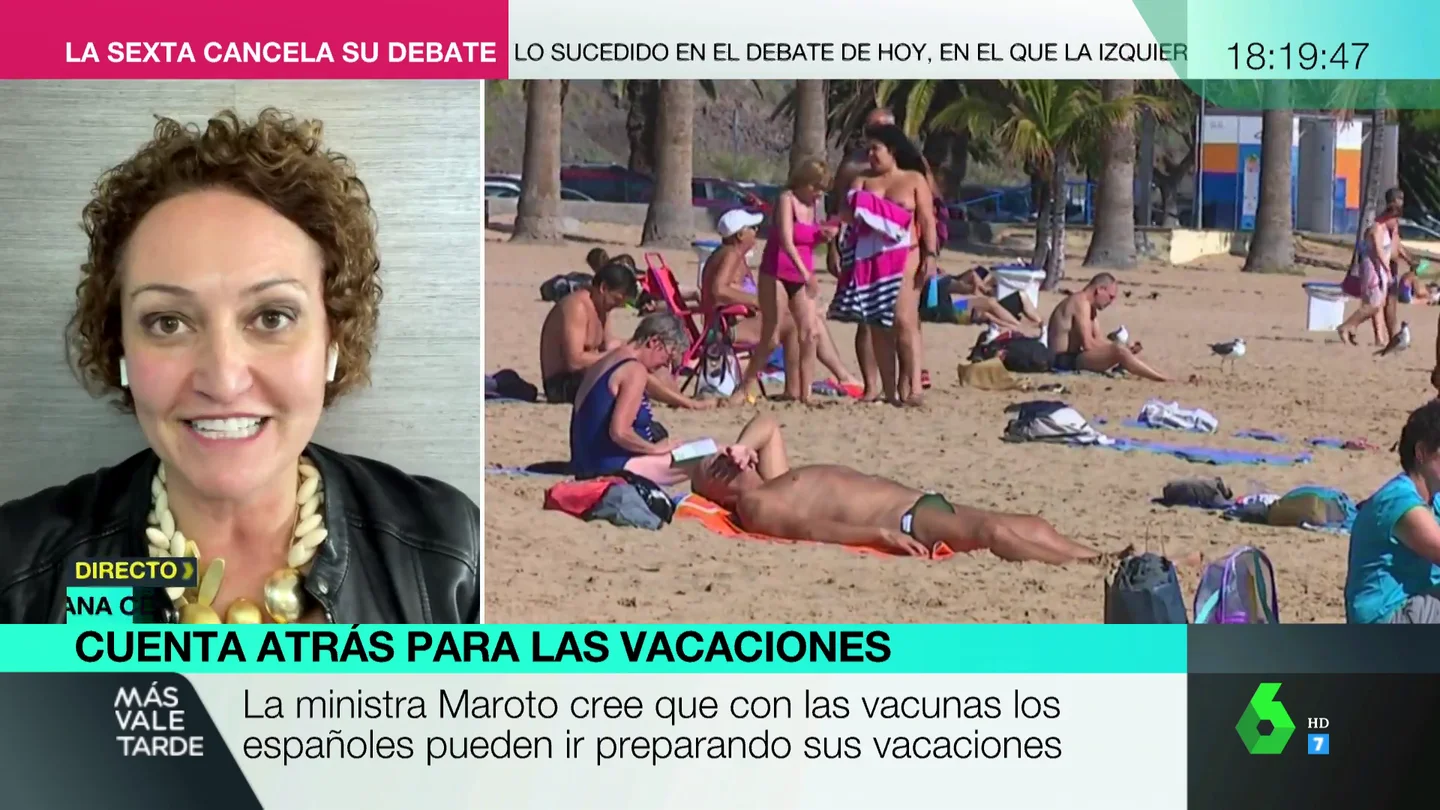 La advertencia de Ana Céspedes sobre si podremos viajar de verano: "Espera lo mejor y prepárate para lo peor" La advertencia de Ana Céspedes sobre si podremos viajar de verano: "Espera lo mejor y prepárate para lo peor"