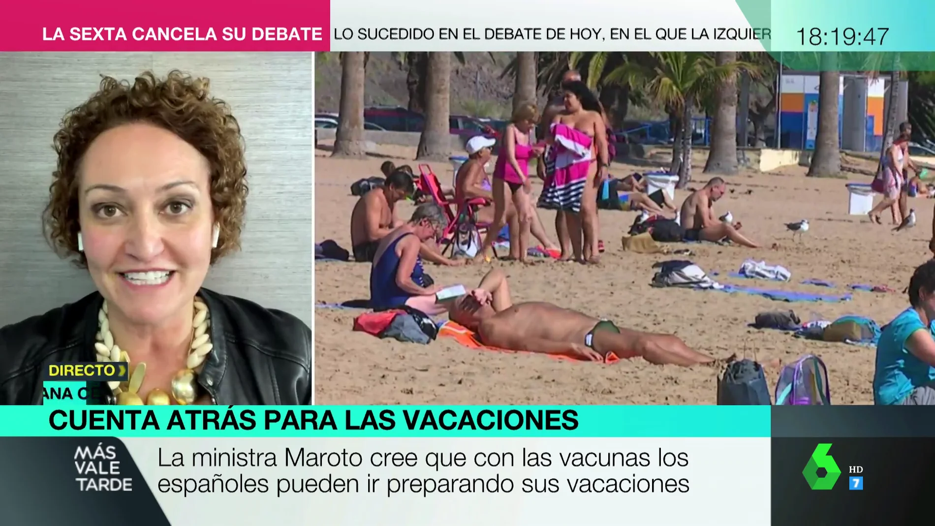 La advertencia de Ana Céspedes sobre si podremos viajar de verano: &quot;Espera lo mejor y prepárate para lo peor&quot;